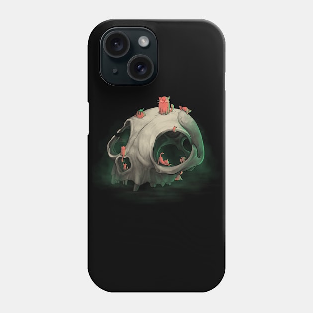 Nine Lives Phone Case by Demented