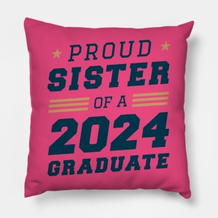 Proud Sister Graduate 2024 Pillow