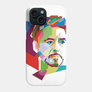 WPAP-robert downey jr Phone Case