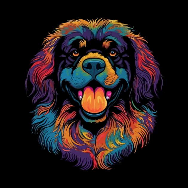 Tibetan Mastiff Smiling by JH Mart