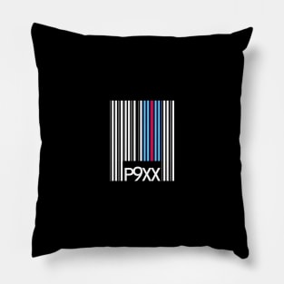 P9xx Barcode Logo Pillow