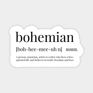 Bohemian Definition Magnet