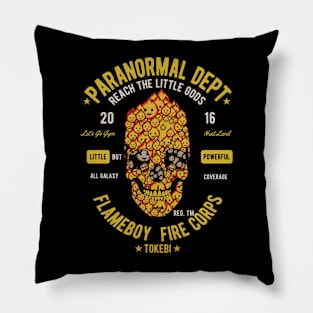 Flameboy Fire Corps Skull Pillow