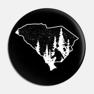 South Carolina Bigfoot Gift Pin