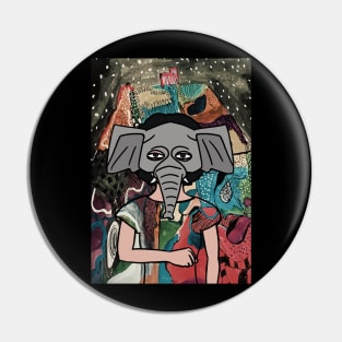 Enchanting FemaleMask NFT with AnimalEye Color and LightItem - Explore the World of Mystery Night Pin