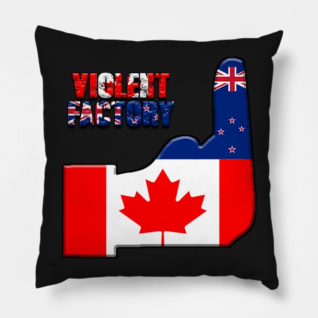 ViolentFactory Pillow by GreatnessPersonified