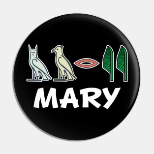 MARY-American names in hieroglyphic letters,  a Khartouch Pin