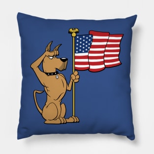 American Flag Dane Pillow