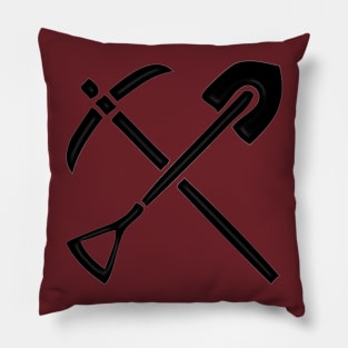 Western Era - Pick Axe and Shovel Pillow