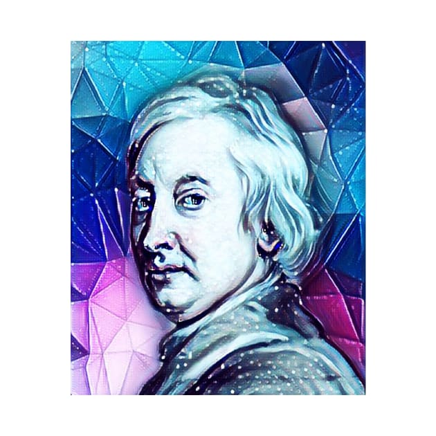 John Dryden Snowy Portrait | John Dryden Artwork 13 by JustLit