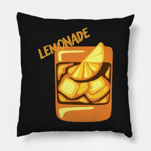 lemon drink Pillow