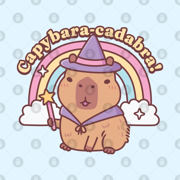 Cute Capybara Magic Capybaracadabra Funny by rustydoodle