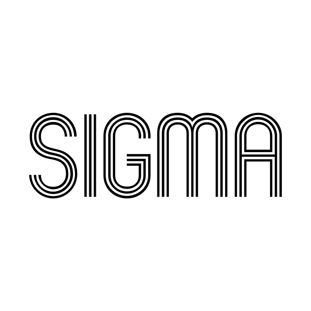 Unleash Your Style with Sigma: A Timeless Symbol of Elegance by Salaar Design Hub