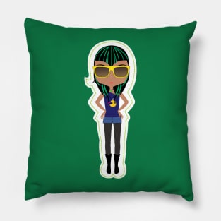 Greeny from Doll House Pillow