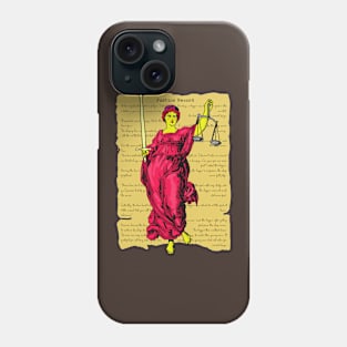 Justice Record Phone Case