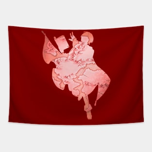 Azelle: Youthful Flame Tapestry