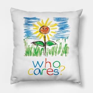 Who Cares? Pillow