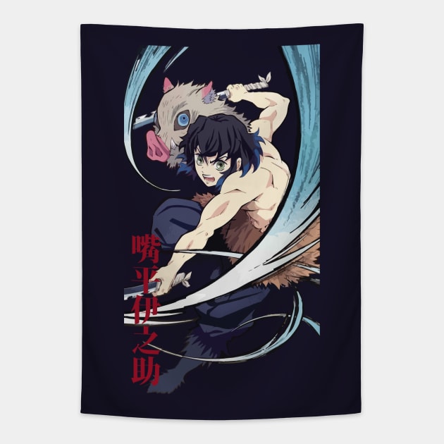 Inosuke V2 Tapestry by Koburastyle