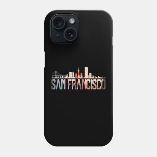 San Francisco Skyline Golden Gate Brigde California Gift SFO Phone Case