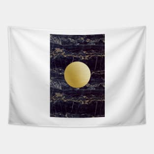 Gold and black granite Tapestry