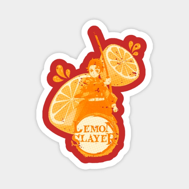 lemon slayer tanjiro Magnet by nowsadmahi