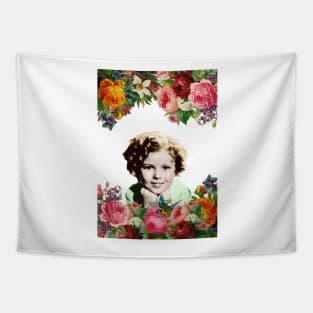 Shirley Temple Spring Tapestry