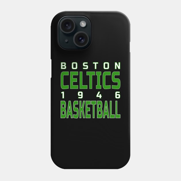 Boston Celtics Basketball Classic Phone Case by Medo Creations