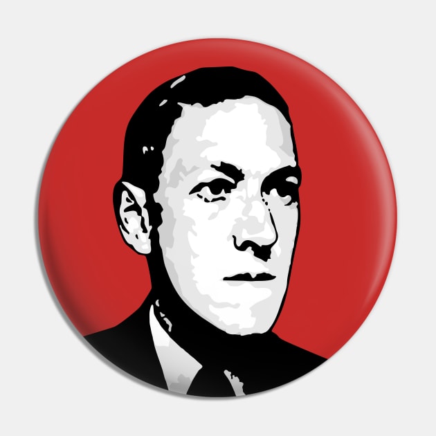 Howard Philips Lovecraft Pin by PCB1981