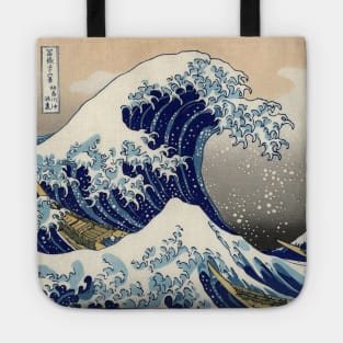 Hokusai Great Wave of Kanagawa Tote