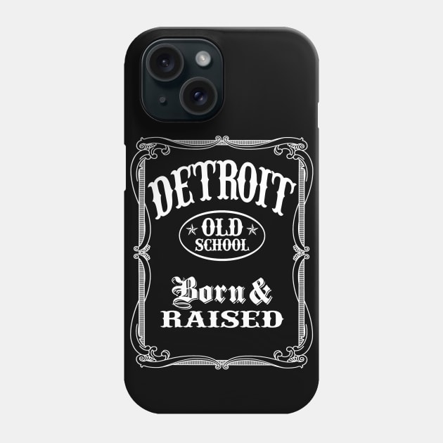 Detroit - Born and Raised Phone Case by robotface