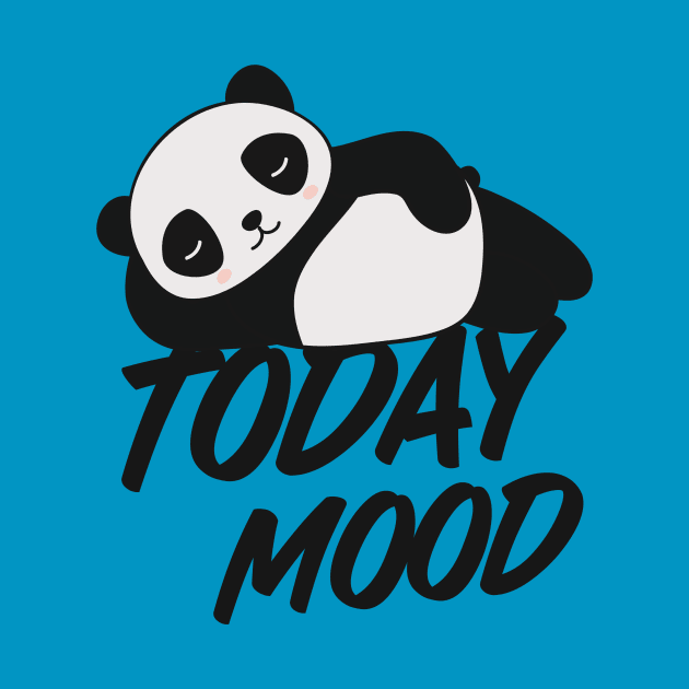 Lazy panda today's mood by MoodsFree