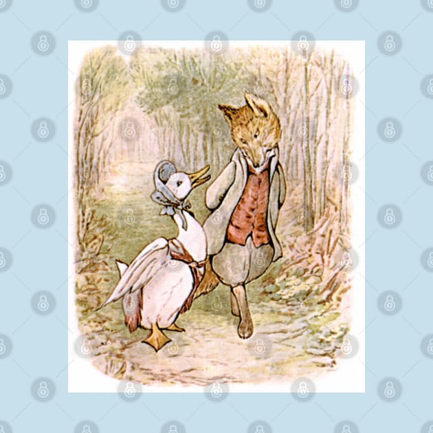 Jemimah Puddleduck and the Gentleman - Beatrix Potter by forgottenbeauty