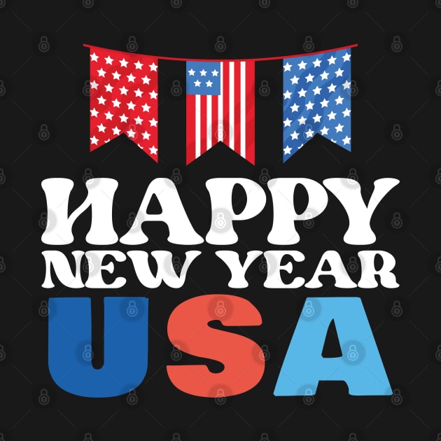 Happy New Year Usa America Birthday by EvetStyles