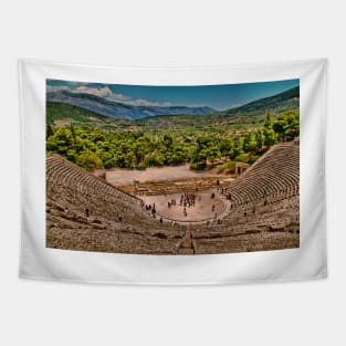 Greece. Epidaurus theater. Tapestry