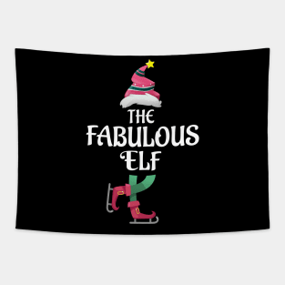 The Fabulous Christmas Elf Matching Pajama PJ Family Party Gift Tapestry