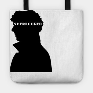 Sherlock silhouette design Tote