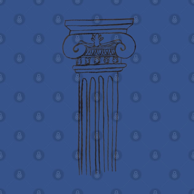 Greek ionic column by Aidi Riera