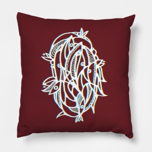 Amazing surreal lines Pillow