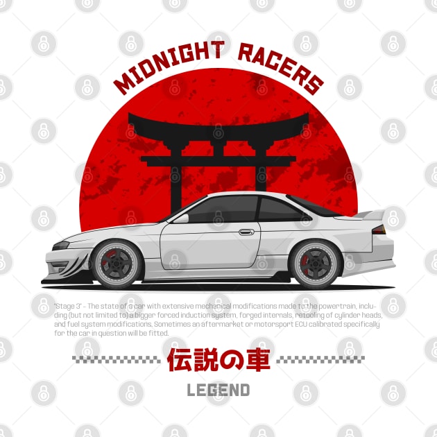 Tuner White Kouki S14 JDM by GoldenTuners