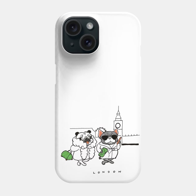 London Business Trip Phone Case by MightyFam