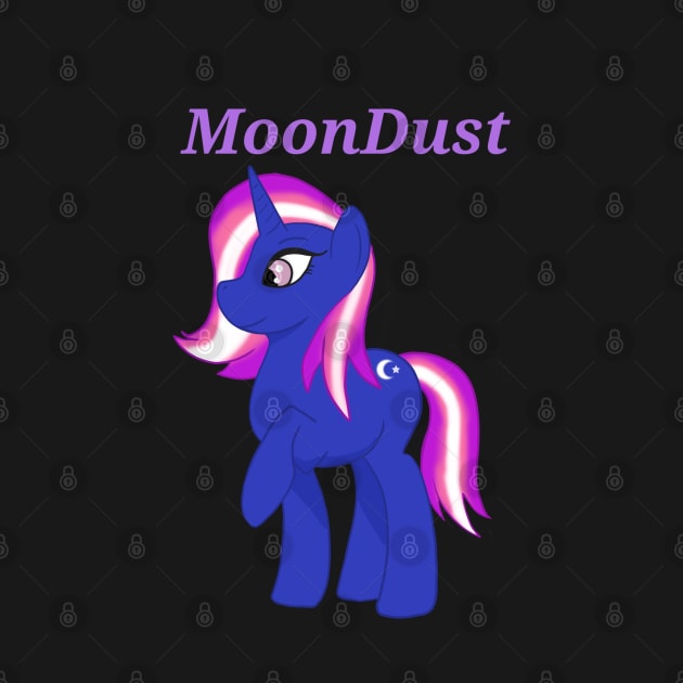 MoonDust pride pony by Jade Wolf Art