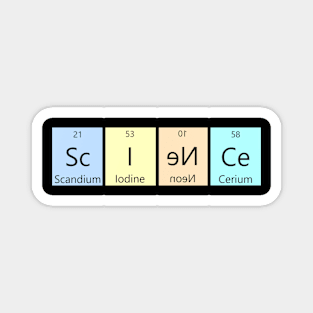 ScINeCe Funny Science Gift for Chemistry Geeks Magnet