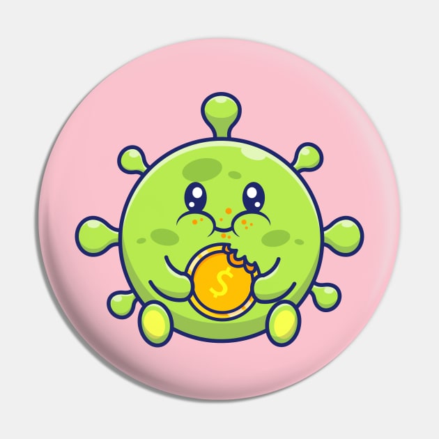 Cute virus with money cartoon 2 Pin by Catalyst Labs