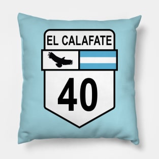 Ruta 40 El Calafate Pillow