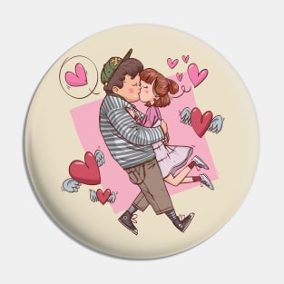 couple kiss lover Pin