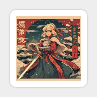 saber christmas Magnet