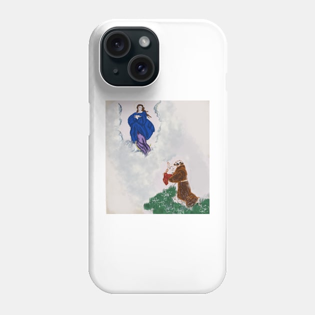 Saint Anthony Holding The Child Jesus Phone Case by HappyRandomArt