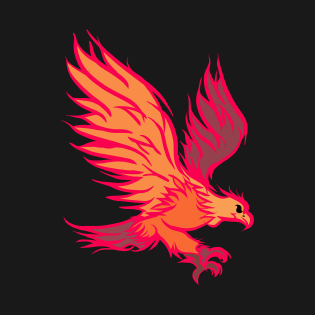 FLAMING EAGLE by aroba