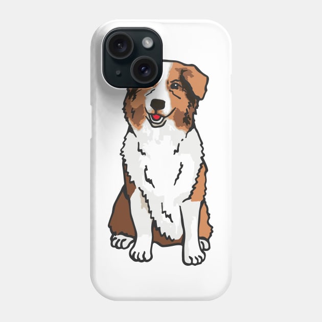 Australian Shepherd Dog Phone Case by PetinHeart