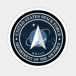 United States Space Force wo Txt Magnet